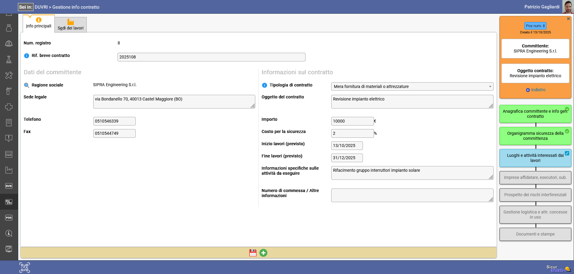 Definire i processi di firma documentale Il nuovo DUVRI su Sicureasy