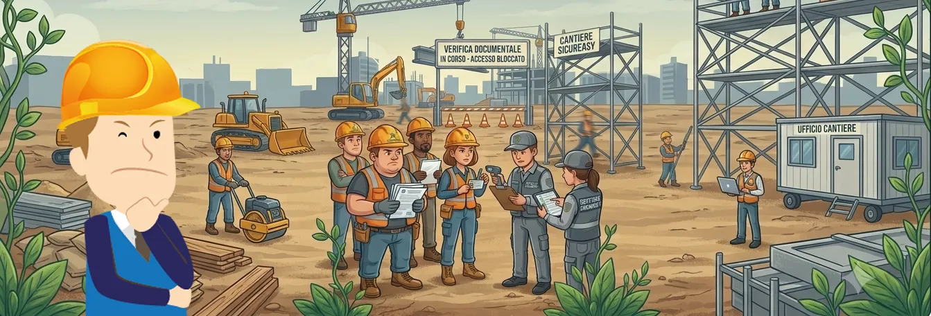 Compliance NIS2 e GDPR Controllo delle aziende e dei lavoratori in cantiere e in appalto